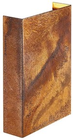 Aplica LED exterior cu iluminat up/down IP54 Fold 10 corten 2019041038 NL