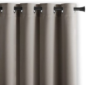 Draperie grej termoizolantă/dimout (semi-opacă) 140x270 cm Kierra – Restilo