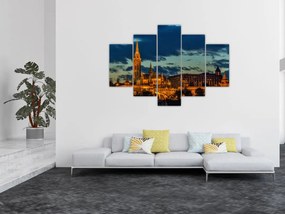Tablou cu construcție iluminată (150x105 cm)