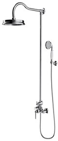 OMNIRES AM5244CR - Set duș ARMANCE cu baterie, crom lucios