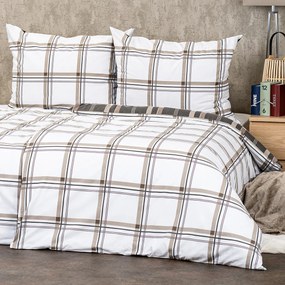 Lenjerie de pat 4Home Scotch, din bumbac, 140 x 200 cm, 70 x 90 cm