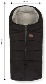 Sac pentru cărucior 3 în 1 JIBOT negru PETITE&MARS