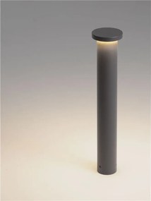 Stalp de exterior LED 3000K, IP65 BAST H-45cm gri inchis