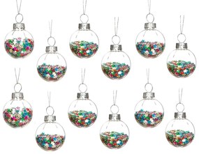 Globuri de Crăciun 12 buc. din sticlă ø 3 cm Disco Stars Mini – Sass &amp; Belle