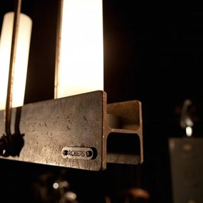 Candelabru din fier forjat cu 5 surse de lumina, design industrial HL 2547