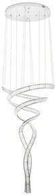 Lustra LED casa scarii design deosebit CHARMES 2B crom