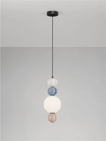Pendul, Lustra LED cu ceramica multicolora DAZZ