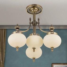 Lustra aplicata eleganta stil clasic Nostalgie 4L patina/ champagne