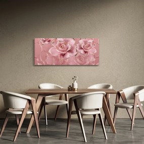 Tablou - Decor floral (120x50 cm)