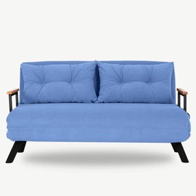 Canapea extensibila 2 locuri, Atelier del Sofa, 859FTN2707, Albastru