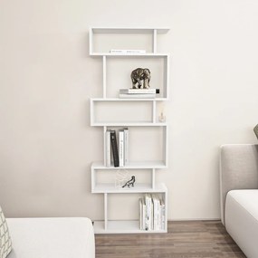 Bibliotecă albă 60x160 cm Bates – Kalune Design