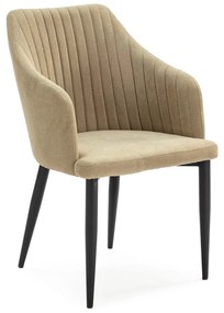 Set de scaune de sufragerie verde deschis 2 buc. tapițat Nadi – Marckeric