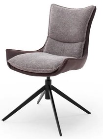 Scaun ZAIRA, 1 buc., maro/roșu