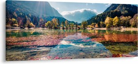Tablou - Lacul Jasna, Gozd Martuljek, Alpii Iulieni, Slovenia (120x50 cm)