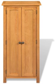 244212 vidaXL Dulap de depozitare, 50 x 22 x 122 cm, lemn masiv de stejar