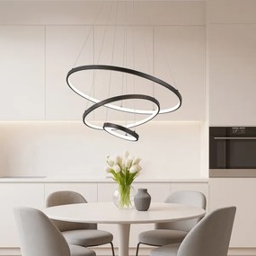 Rabalux 72346 - Lustră LED BELIZA, reglabilă, suspendată pe cablu, 90W/230V, 3000-6500K + telecomandă