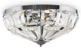 Lustra aplicata design neoclasic Facet crom 39,6cm
