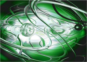 Tabloul abstract verde (70x50 cm)