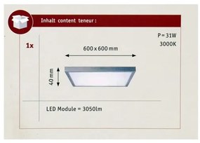 Paulmann 70652 - LED/30W Plafonieră LUNAR 230V