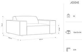 Fotoliu bej cu tapițerie bouclé Jodie – Micadoni Home