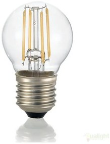 Bec LED E27 4W SFERA TRASPARENTE 3000K 101279