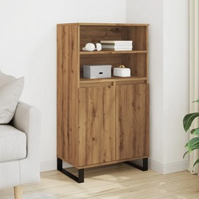 vidaXL Dulap înalt, stejar artizanal, 60x36x110 cm, lemn prelucrat