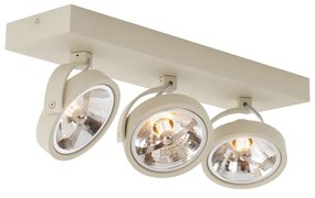 Spotlight modern tavan bej G9 rotund reglabil 3 lumini - Go