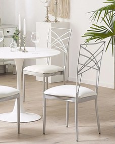 Set 2 buc. scaune sufragerie GIRION (argintiu). 1026774