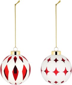 Terasele de Crăciun din sticlă „Delight”, set de 2, model 3 - Alessi