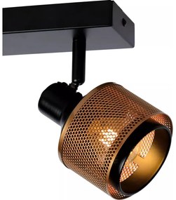 Spot Lucide 77980/02/30 RAFA 2xE14/40W/230V negru/bronz