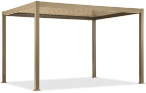 Lagos Premium 3x4 Garden Point din lemn ca pergola de terasă independentă - alb