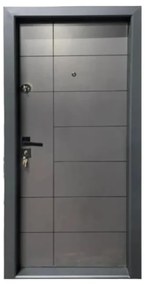 Usa metalica de apartament cu izolatie si vizor Novo Doors First Class NDS304, Deschidere Stanga Dreapta, Dimensiune 200X88 cm, Tabla 12 mm, Kit