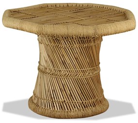 244219 vidaXL Măsuță de cafea Bambus Octogonal 60x60x45 cm