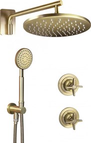 TEMISTO Set de dus incastrat finisaj bronz - antichizat NAC_M9QT obisan.ro