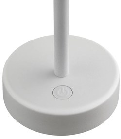 Veioza LED portabila de exterior design nordic IP44 Ellen To-Go Battery alb