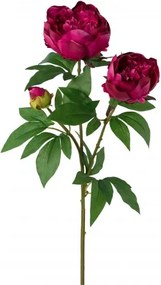 Fir floare artificiala Peonia Cherry, 70 cm