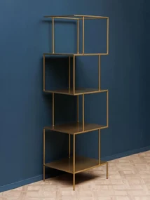 Etajera din metal, cu 4 rafturi, Iscala