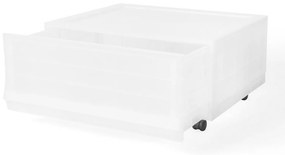 Cutie de depozitare modulară Wave Mist cu roți54,6 x 43,4 x 22 cm