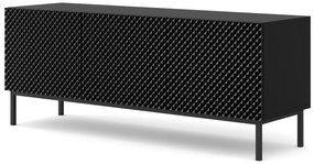 Masă TV C 3D 150 Rowanna (Negru lucios). 1125050