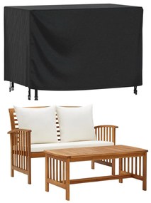 364811 vidaXL Husă mobilier de grădină negru 140x70x90 cm impermeabilă 420D