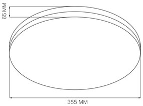 Plafonieră LED pentru baie MOON LED/18W/230V crom IP44