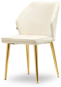 Scaun Greta K (crem + auriu). 1111062