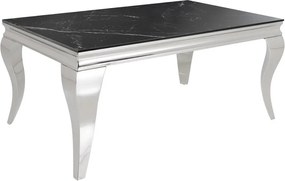 Masuta MODERN BAROCK 100cm crom/ negru A-44368 VC