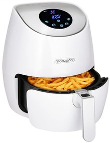Deuba Cuptor cu aer cald FRYER 1 alb - 9 in 1 cu ecran tactil 1485 W 3,6 l