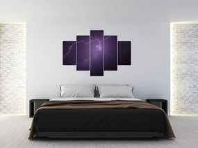 Tabloul cu fulger pe cer (150x105 cm)