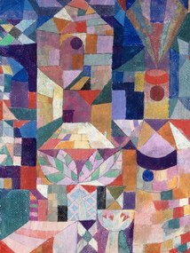Artă imprimată Distressed Castle Garden - Paul Klee, (30 x 40 cm)