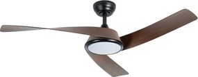 ZEVENTI - Ventilator de tavan LED AERYS LED/24W/230V Wi-Fi Tuya negru/nuc + telecomandă