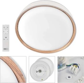 Plafonieră LED dimabilă ILVI LED/30W/230V 2700-6500K Ø 40 cm alb/bej+telecomandă