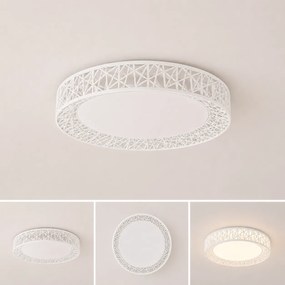 Plafoniera LED Erste Adaline 38W 3CCT 385x95mm Alb Mat, Temperatură Reglabilă 3000K-6000K, Lampă Modernă Eficientă pentru Dormitor sau Bucătărie