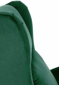 Fotoliu recliner Agustin 2 velvet verde H107 cm
